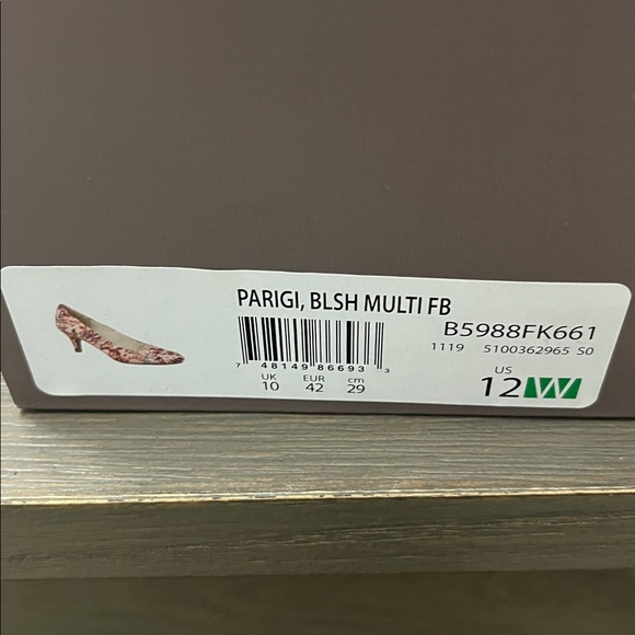 new! Lifestride Blush Multi Parigi Heels. WIDE WIDTH - Picture 6 of 13